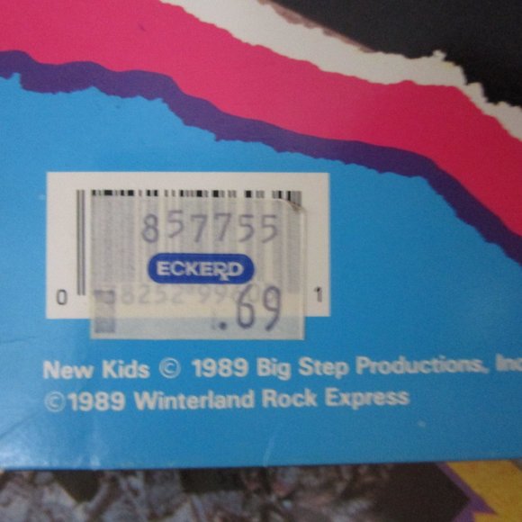 New Kids On The Block 1989 Trading Cards Big Step Productions - Picture 9 of 10